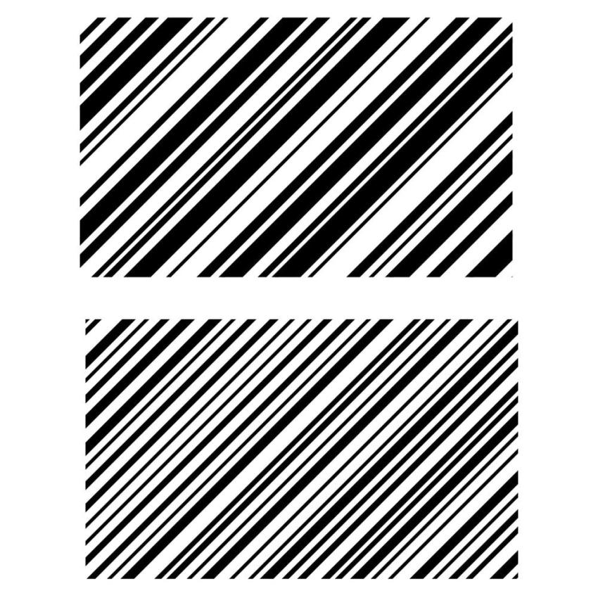 Sizzix - Stempelset "Candy Stripes" Clear Stamps Design by 49 and Market