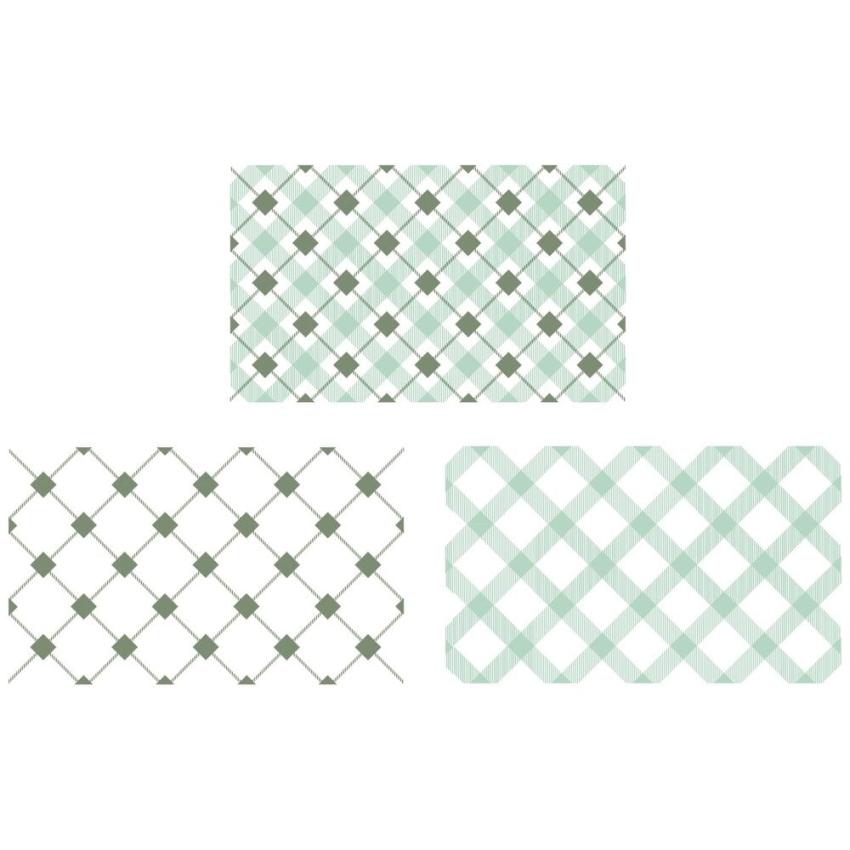Sizzix - Stempelset "Tartan" Clear Stamps Design by 49 and Market