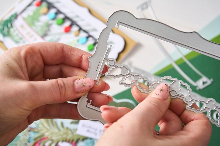 Sizzix - Stanzschablone "Snap and Swap Merry Christmas" Thinlits Craft Dies by 49 and Market