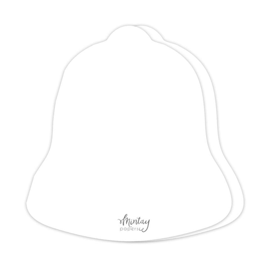 Mintay Papers - Schachtel - Box "Bell" Card Box Base White 14x15cm - 3 Stück