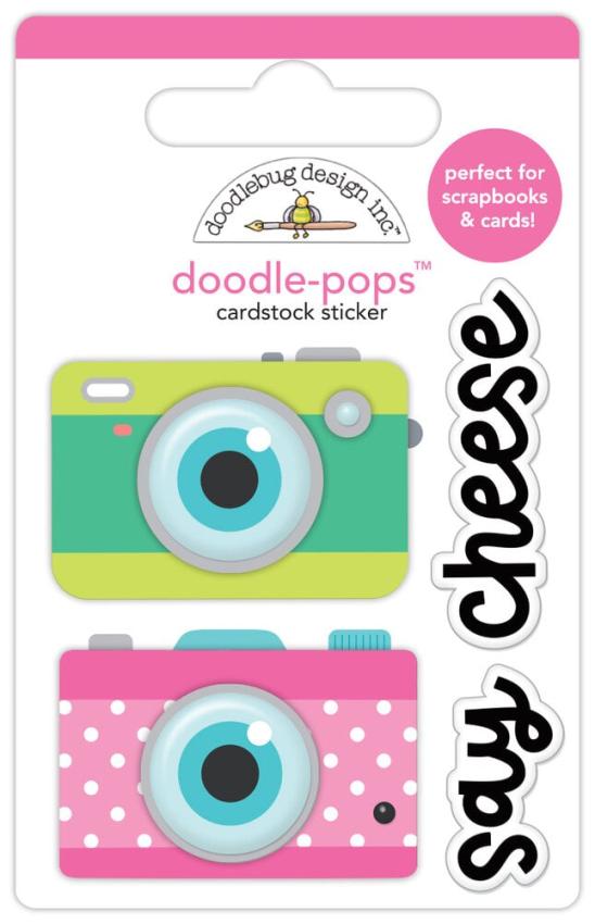 Doodlebug Design - Sticker "Summer Fun Photo Op" Doodle-Pops 