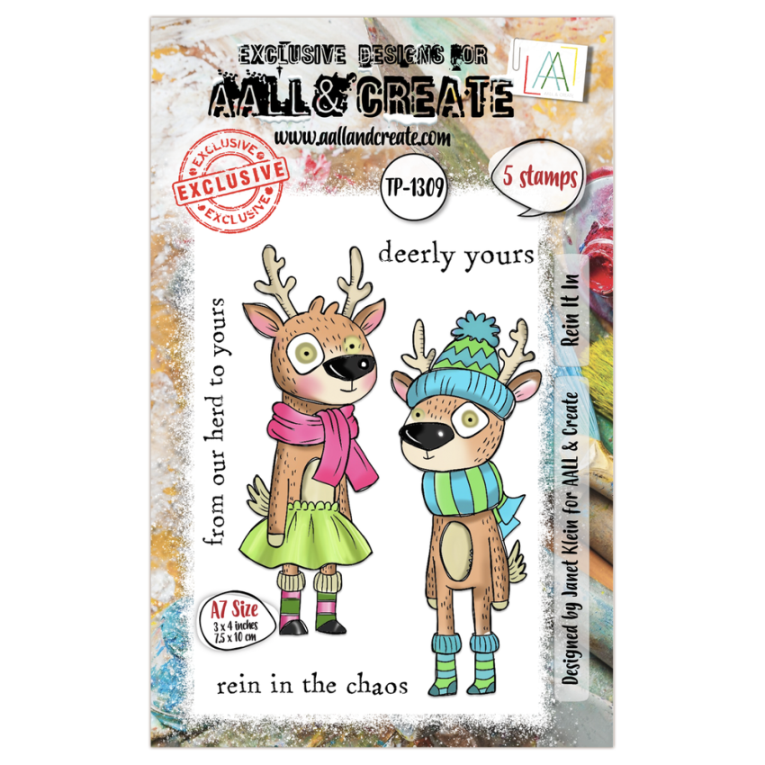 AALL and Create - Stempelset A7 "Rein It In" Clear Stamps