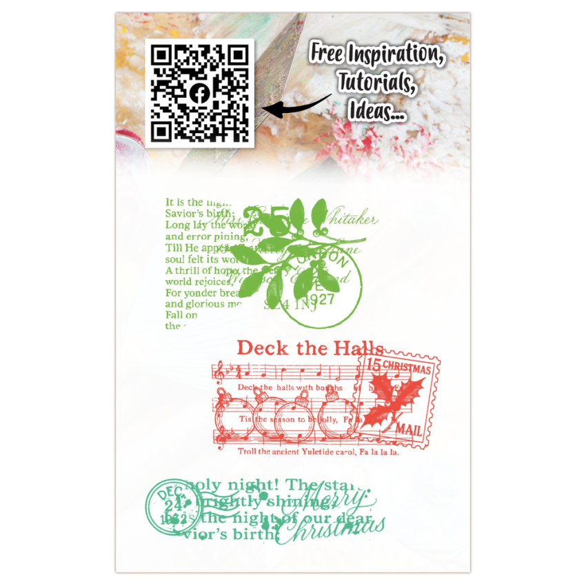 AALL and Create - Stempelset A7 "Carols and Cancellations" Clear Stamps