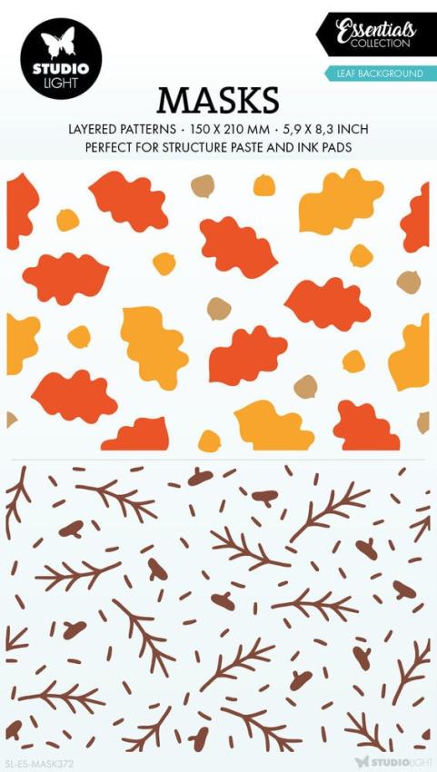 Studio Light - Schablone "Leaf Background" Stencil  