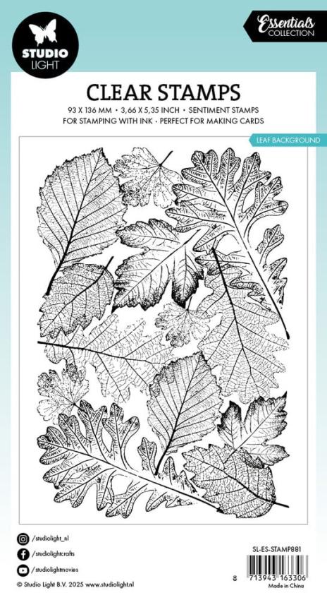 Studio Light - Stempel "Leaf Background" Clear Stamps