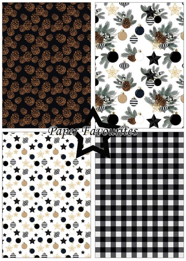 Paper Favourites - Designpapier "Christmas Joy" Paper Pack A5 - 24 Bogen
