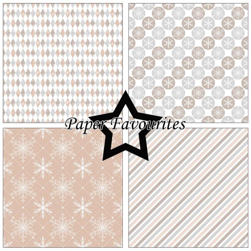 Paper Favourites - Designpapier "Winter Wishes" Paper Pack 12x12 Inch 8 Bogen