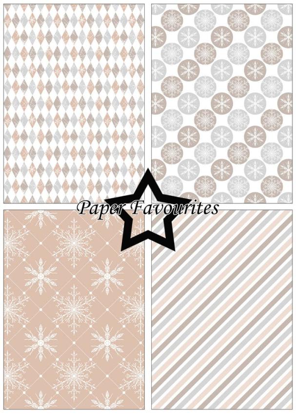 Paper Favourites - Designpapier "Winter Wishes" Paper Pack A5 - 24 Bogen