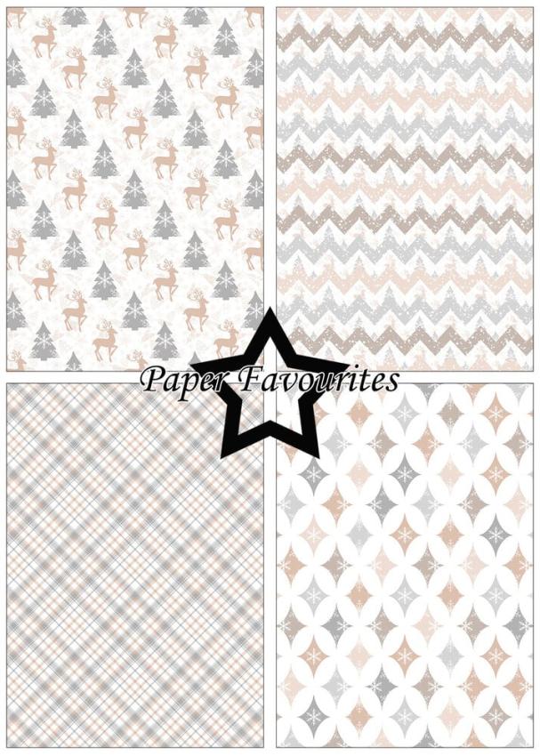 Paper Favourites - Designpapier "Winter Wishes" Paper Pack A5 - 24 Bogen