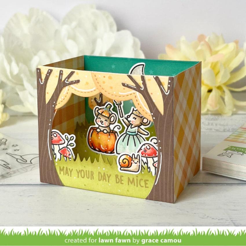 Lawn Fawn - Stempelset "Halloween Mice" Clear Stamps