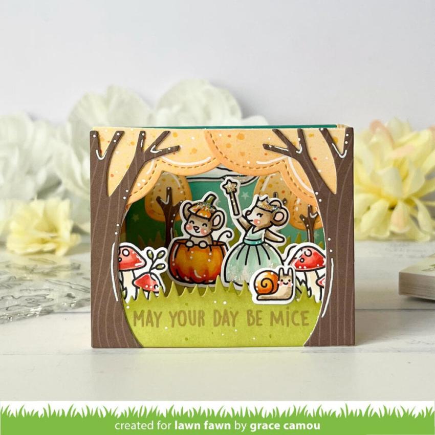 Lawn Fawn - Stempelset "Halloween Mice" Clear Stamps