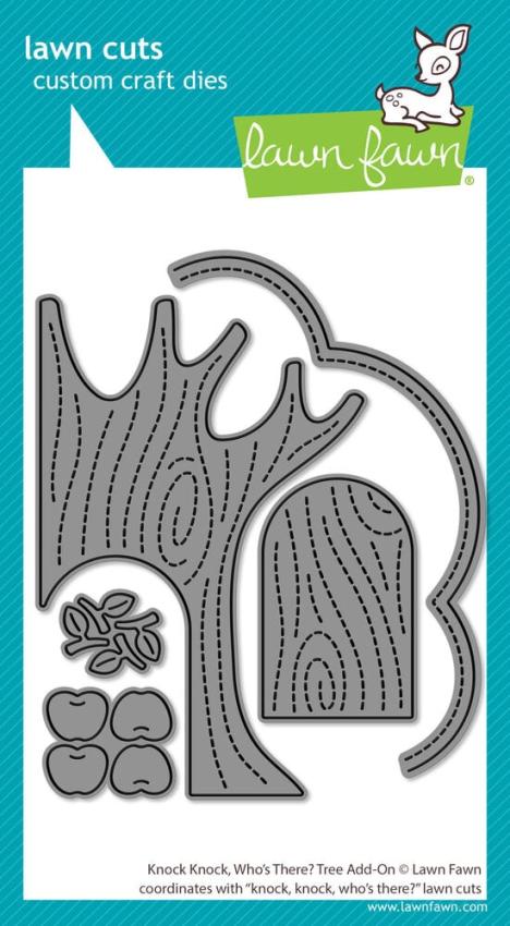 Lawn Fawn - Stanzschablone "Knock, Knock, Who's There? Tree" Add-on Die