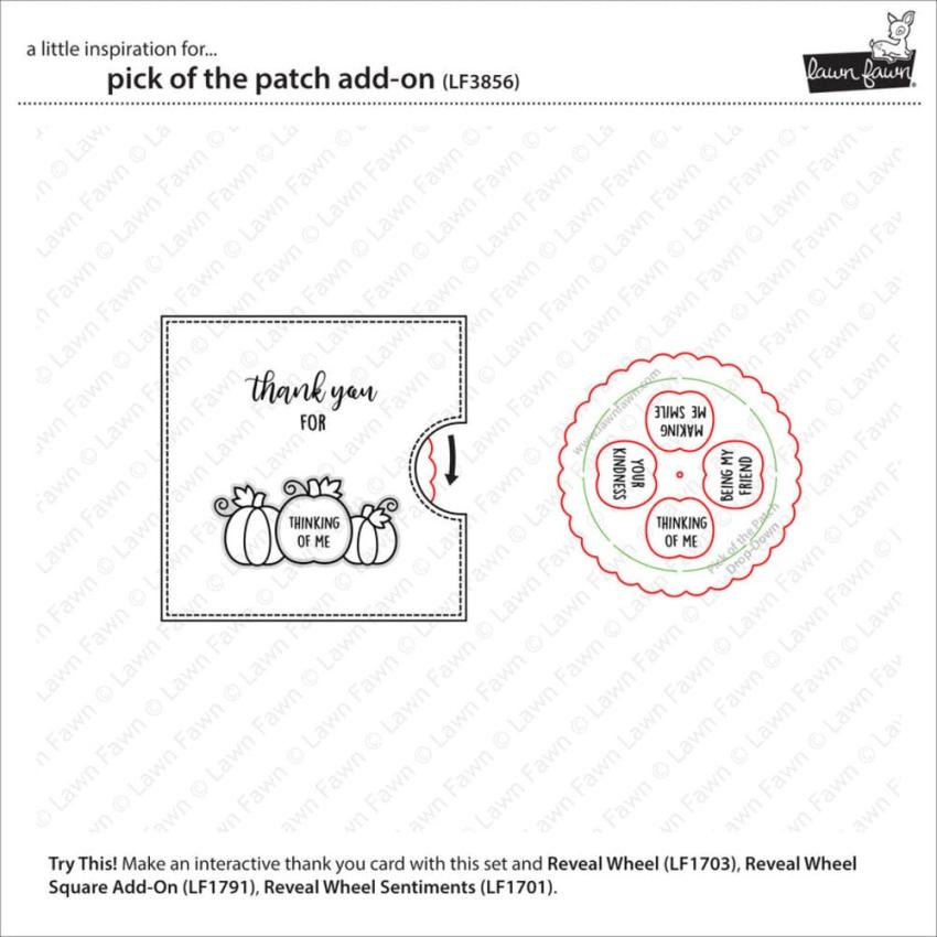 Lawn Fawn - Stempelset "Pick of the Patch" Clear Stamp Add-On
