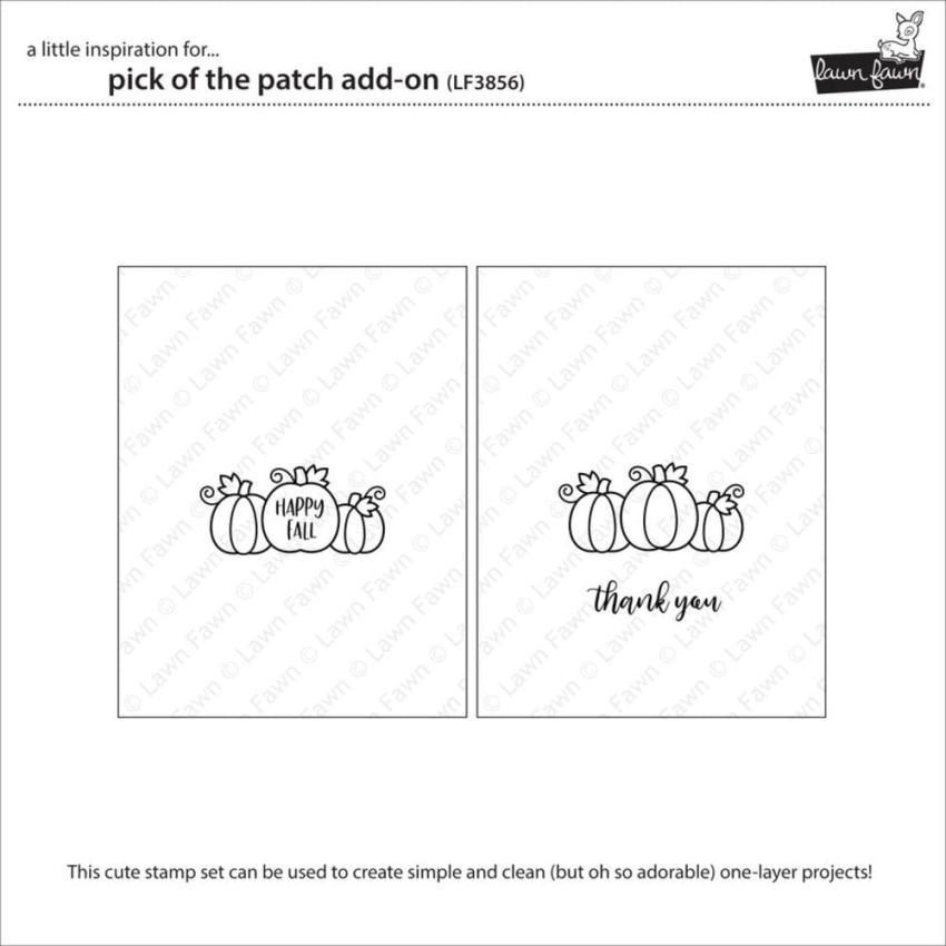Lawn Fawn - Stempelset "Pick of the Patch" Clear Stamp Add-On