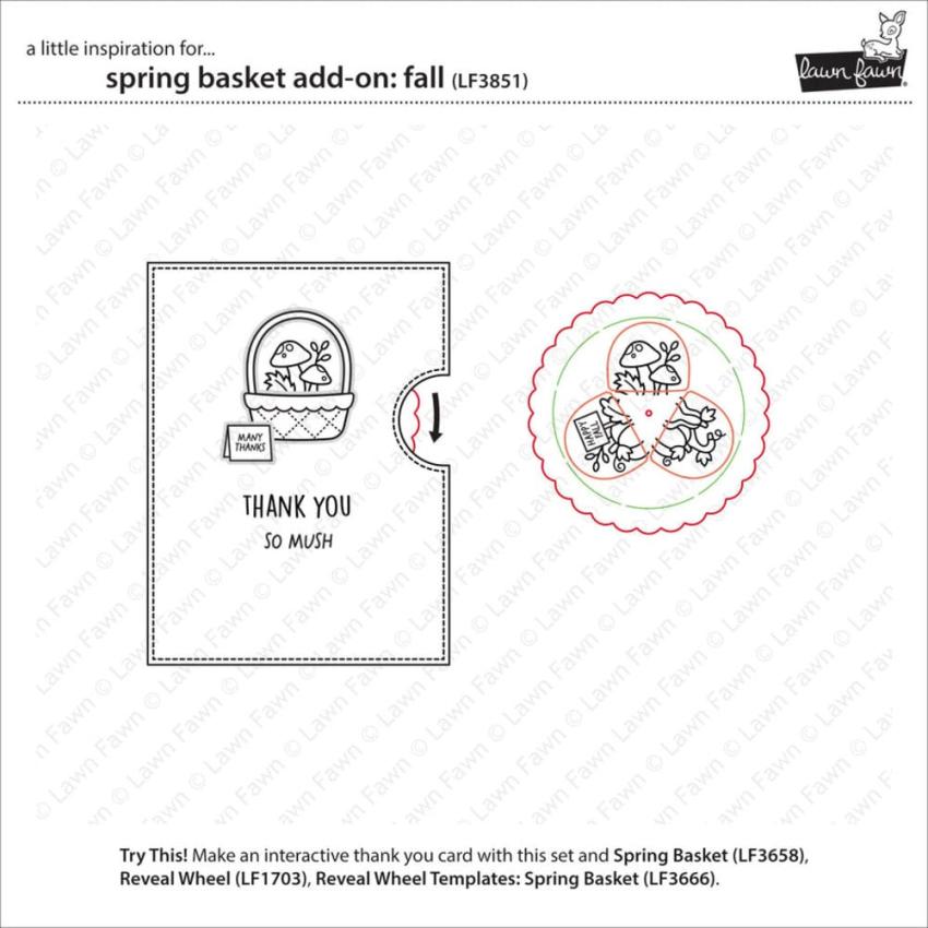 Lawn Fawn - Stempelset "Spring Basket" Clear Stamp Add-On