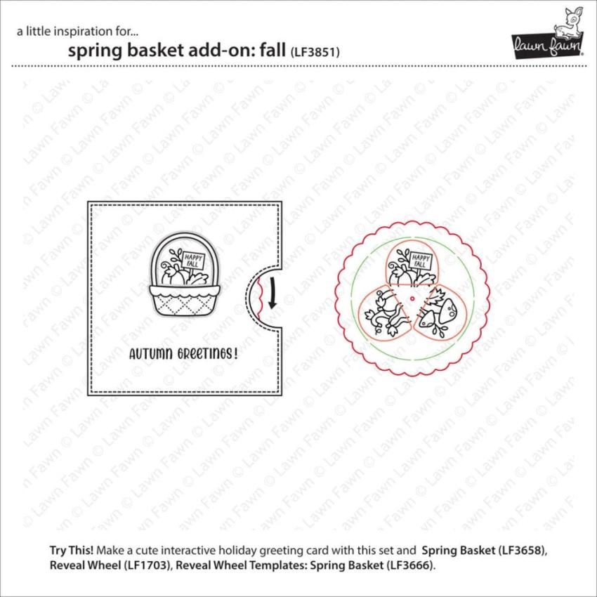 Lawn Fawn - Stempelset "Spring Basket" Clear Stamp Add-On
