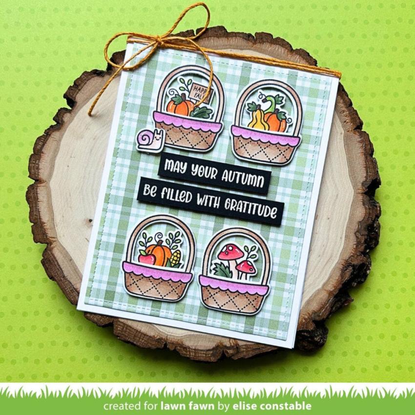 Lawn Fawn - Stempelset "Spring Basket" Clear Stamp Add-On