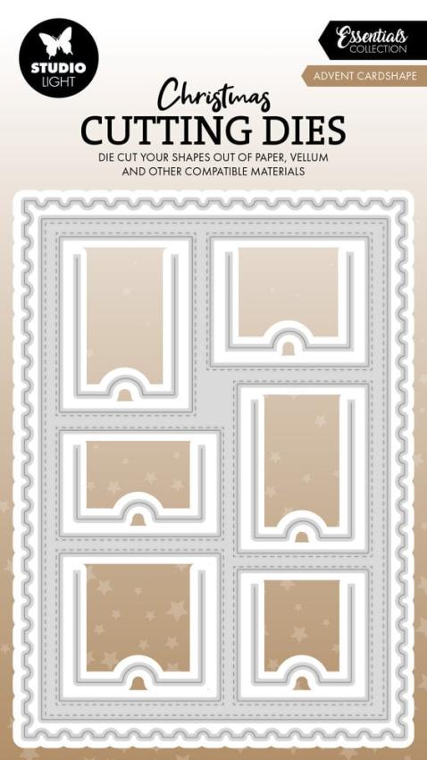 Studio Light - Stanzschablone "Advent Cardshape" Dies