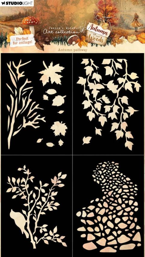Studio Light - Schablone "Autumn Pathway" Stencil  