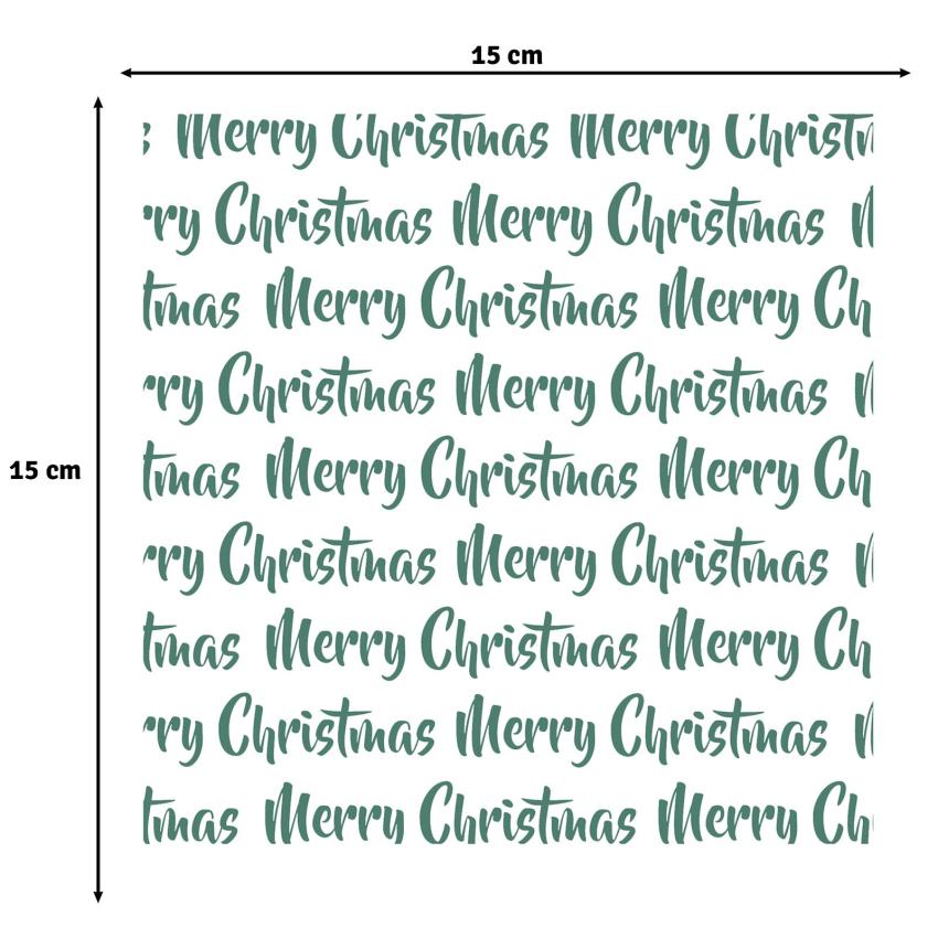 Vaessen Creative - Schablone 15x15cm "Merry Christmas" Stencil