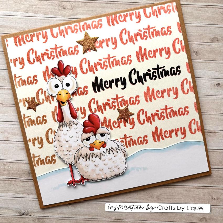 Vaessen Creative - Schablone 15x15cm "Merry Christmas" Stencil