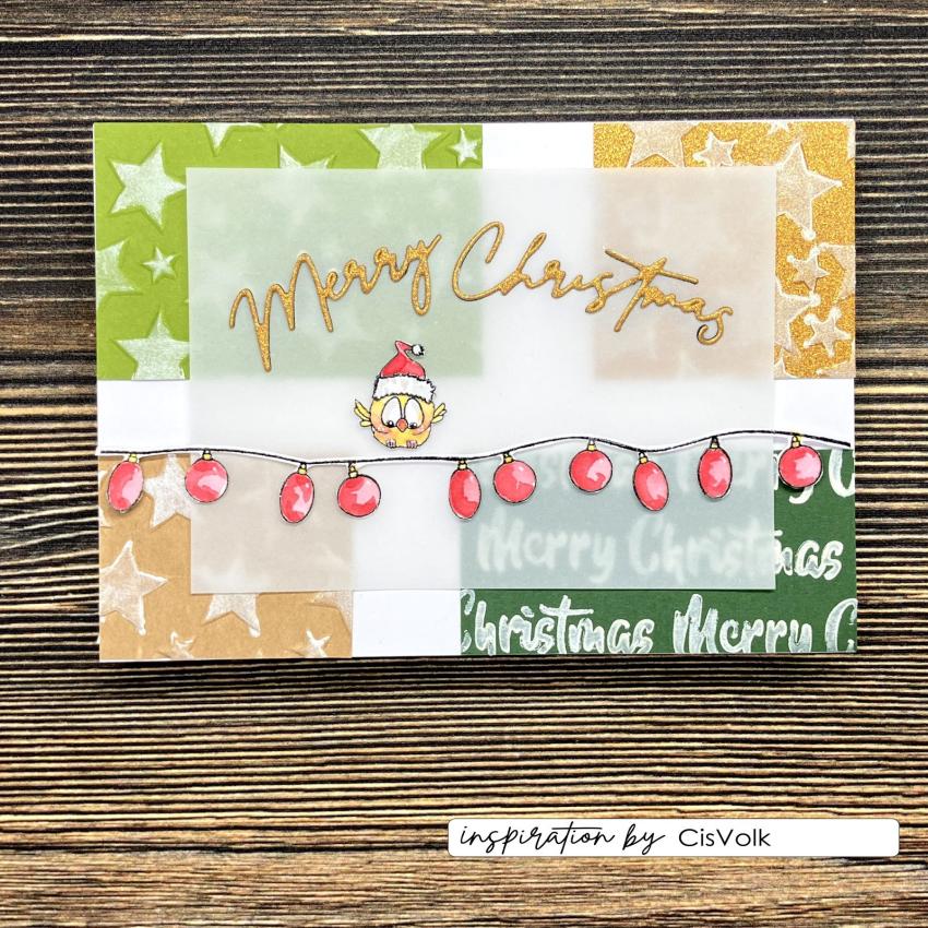 Vaessen Creative - Stanzschablone "Zahlen & Weihnachtsgrüße" Dies