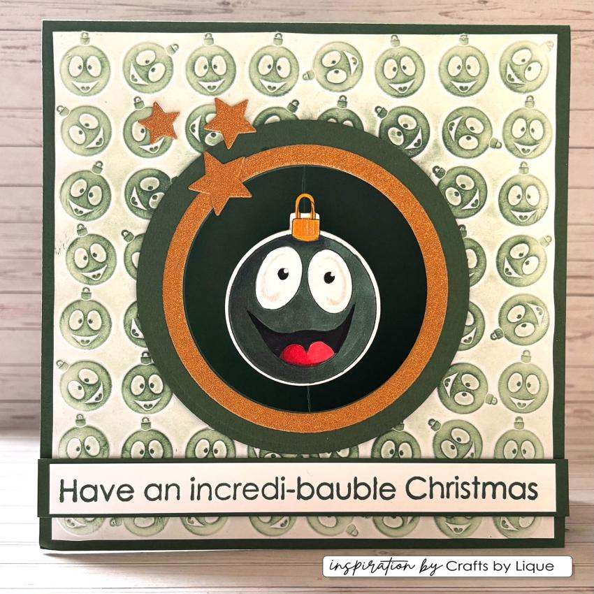 Vaessen Creative - Stanzschablone "Weihnachtskugeln & Tannenzweig" Dies