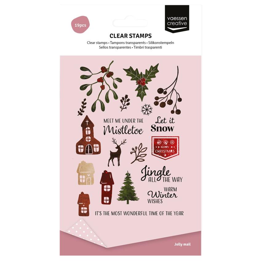 Vaessen Creative - Stempelset "Mistletoe" Clear Stamps