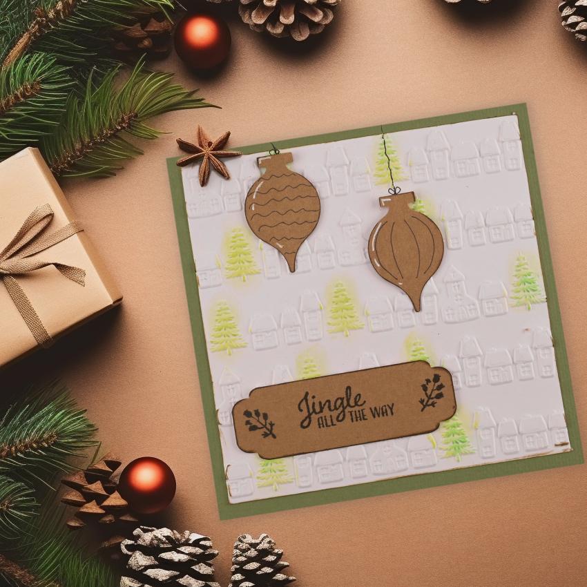 Vaessen Creative - Stempelset "Falala Kerst" Clear Stamps