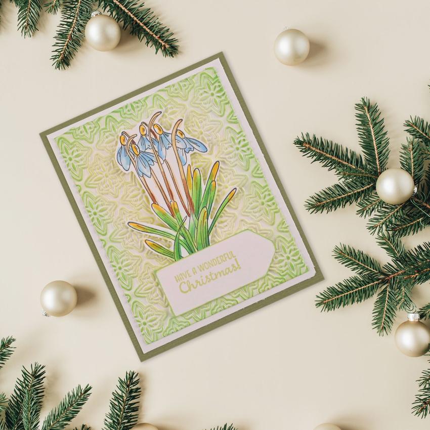 Vaessen Creative - Stempelset "Joy To All" Clear Stamps