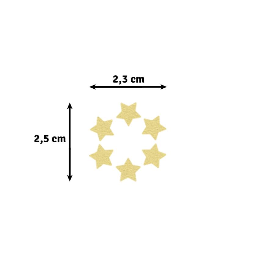 Vaessen Creative - Motivstanzer "Sterne Medium Ø25mm"