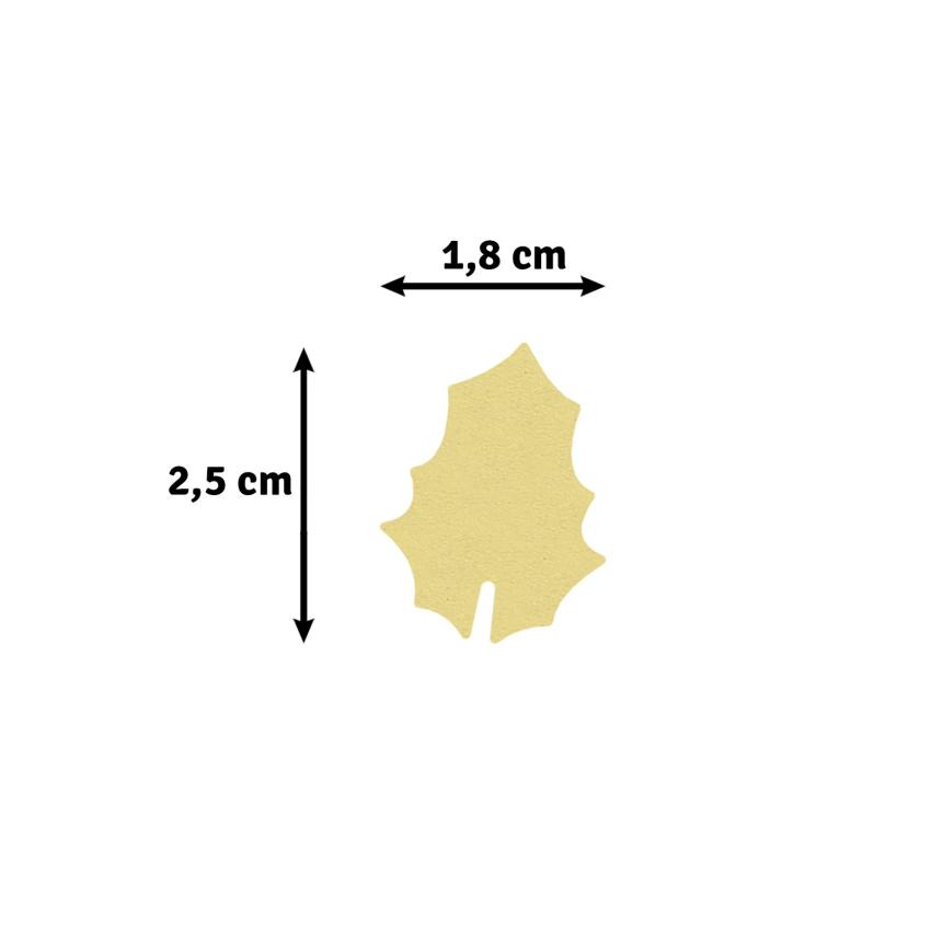 Vaessen Creative - Motivstanzer "Stechpalmenblatt Medium 19x24mm"