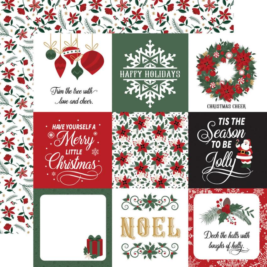 Echo Park - Designpapier "Santa Claus" Collection Kit 12x12 Inch - 12 Bogen