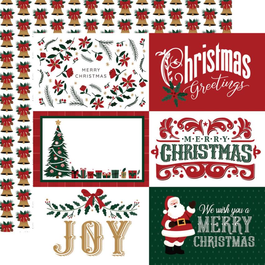 Echo Park - Designpapier "Santa Claus" Collection Kit 12x12 Inch - 12 Bogen