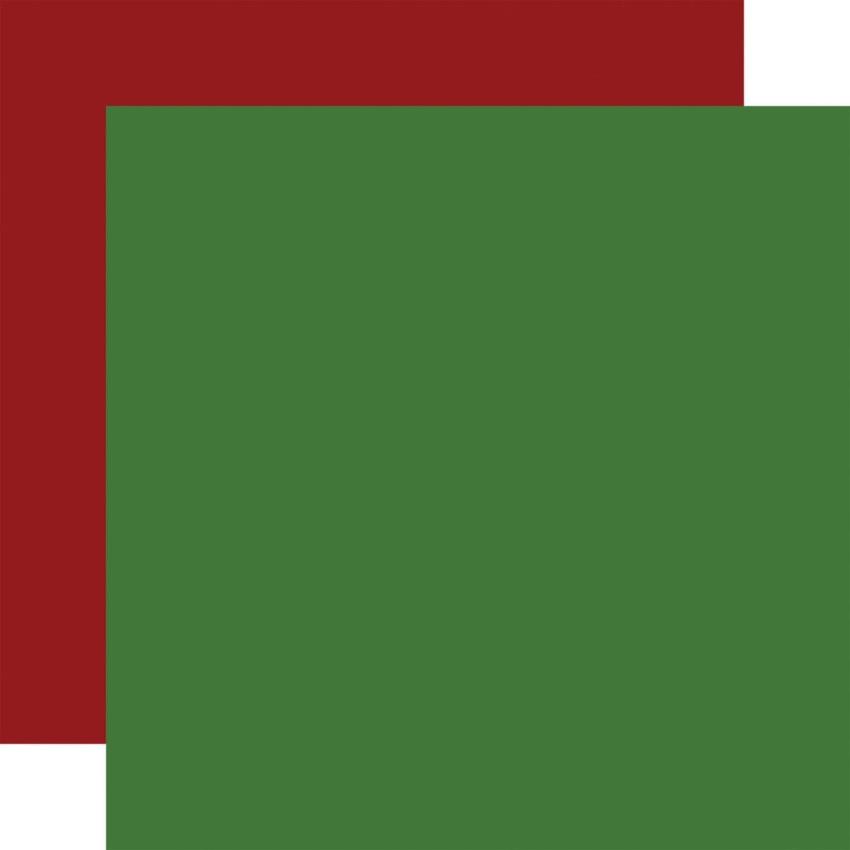 Echo Park - Cardstock "Santa's Christmas Delivery" Coordinating Solids Paper 12x12 Inch - 6 Bogen 