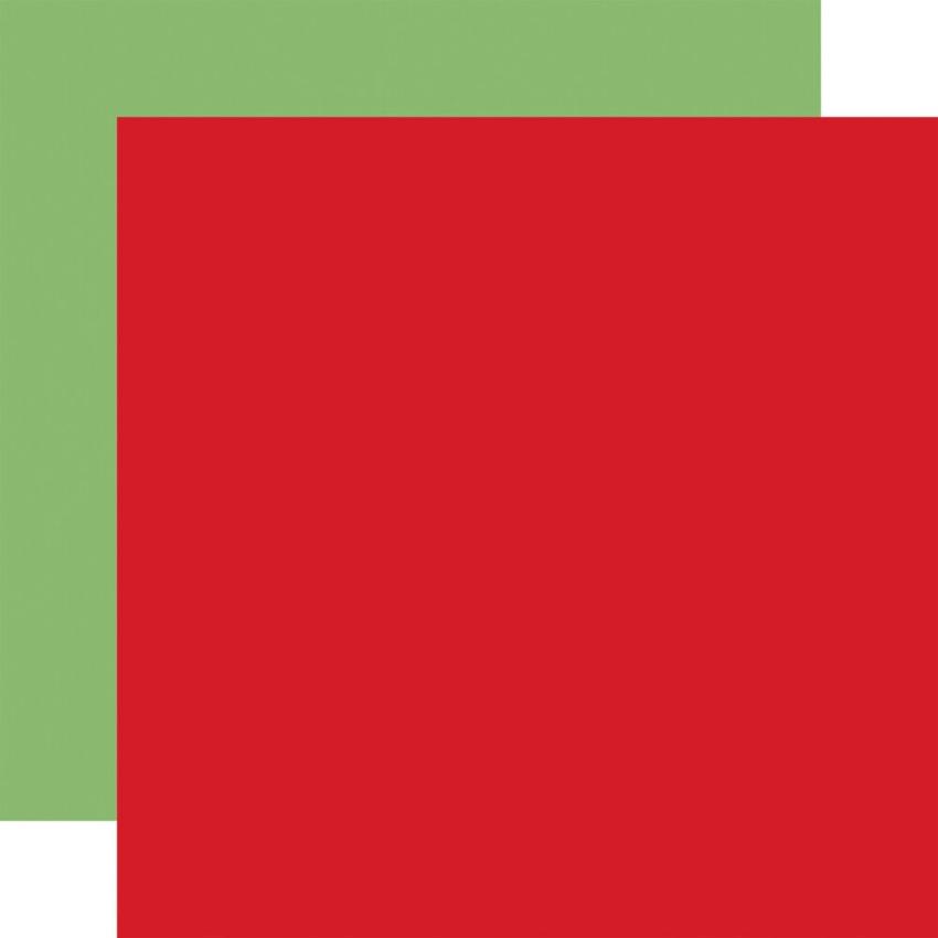 Echo Park - Cardstock "Santa's Christmas Delivery" Coordinating Solids Paper 12x12 Inch - 6 Bogen 