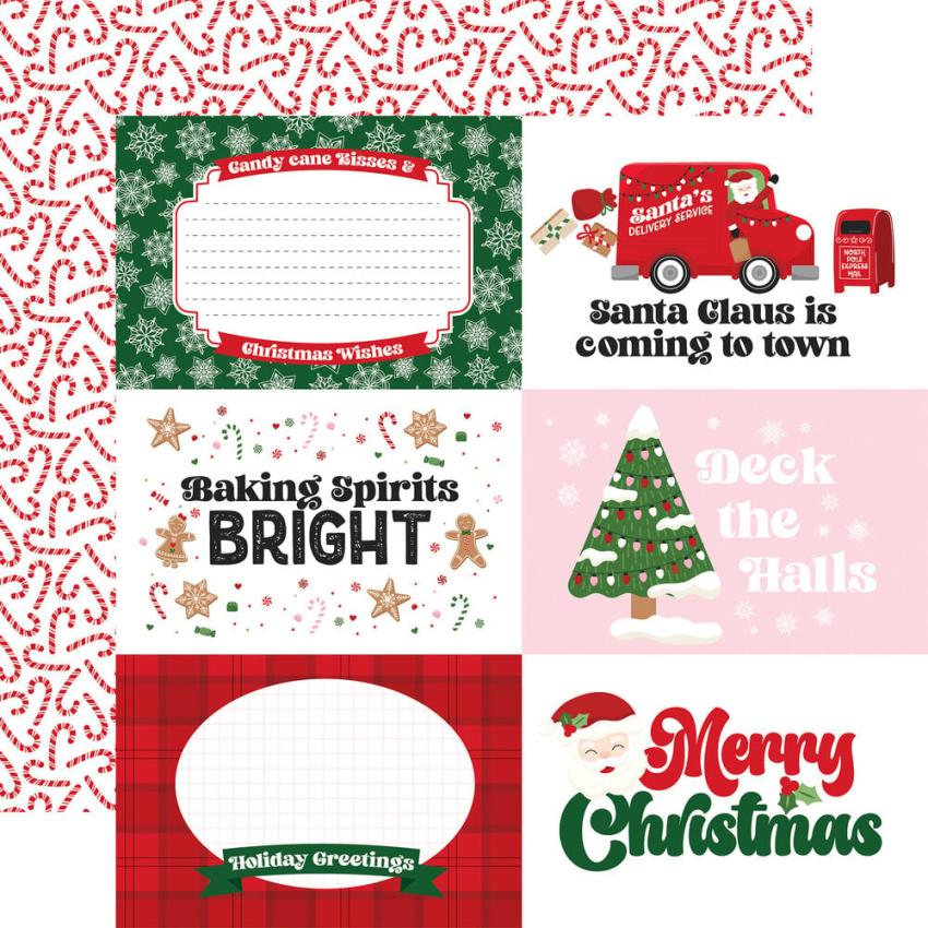 Echo Park - Designpapier "Santa's Christmas Delivery" Collection Kit 12x12 Inch - 12 Bogen