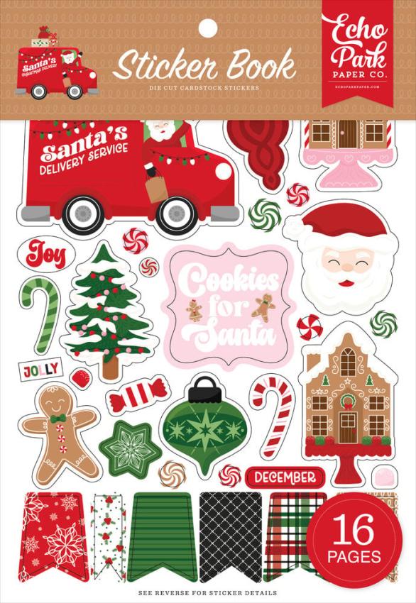 Echo Park - Aufkleber "Santa's Christmas Delivery" Sticker 