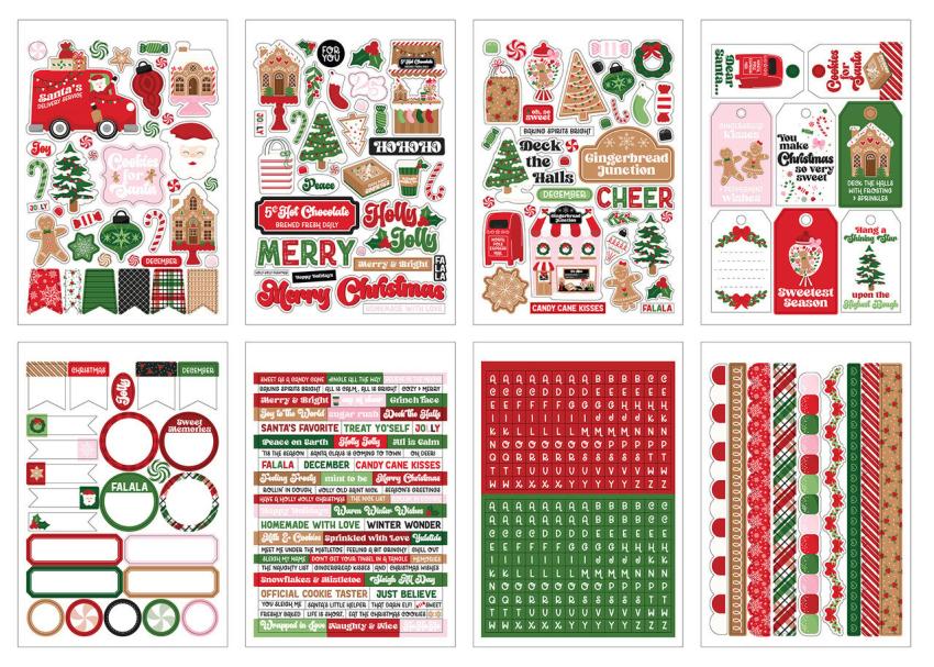 Echo Park - Aufkleber "Santa's Christmas Delivery" Sticker 