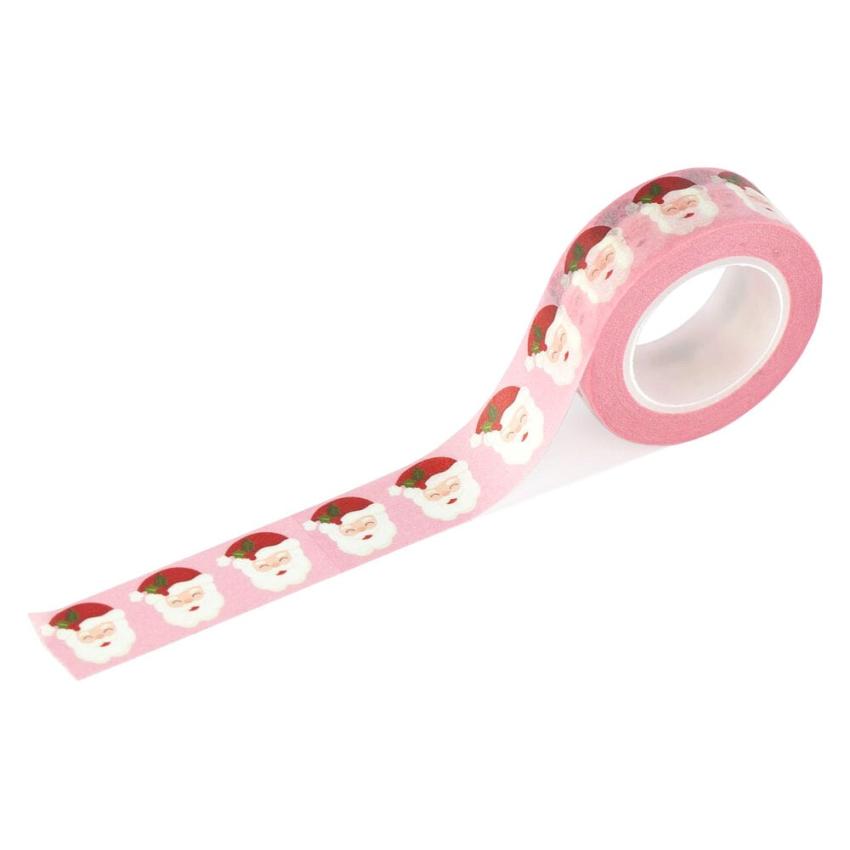 Echo Park - Decorative Tape "Pink Jolly Santa" Washi Tape 