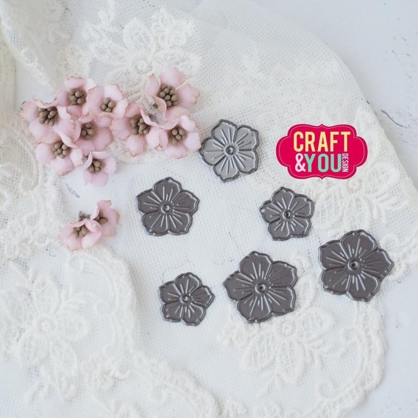 Craft & You Design - Stanzschablone "Mini Flowers" Dies