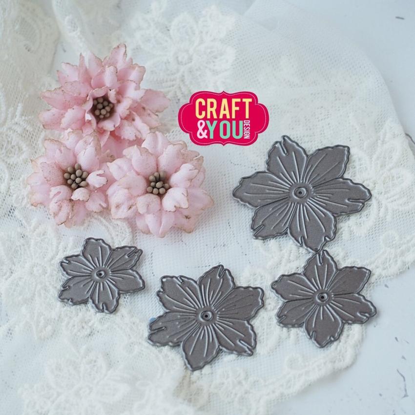 Craft & You Design - Stanzschablone "Sweet Flowers" Dies