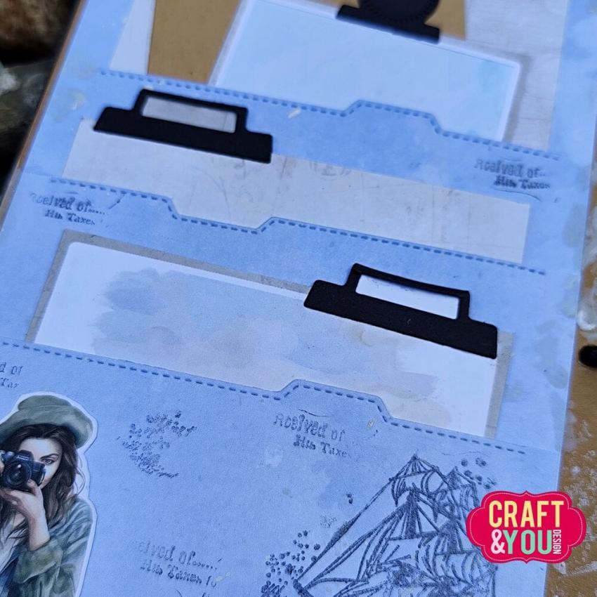 Craft & You Design - Stanzschablone "Folders Tabs" Dies