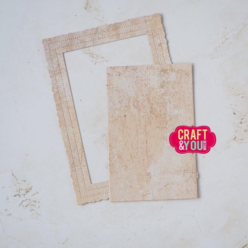 Craft & You Design - Stanzschablone "Old Photo Frame" Dies