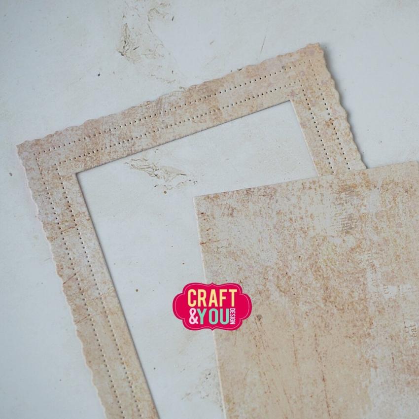 Craft & You Design - Stanzschablone "Old Photo Frame" Dies