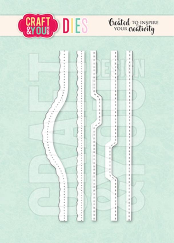 Craft & You Design - Stanzschablone "Small Frame Borders" Dies
