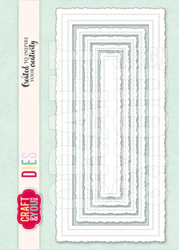 Craft & You Design - Stanzschablone "Old Frame DL" Dies
