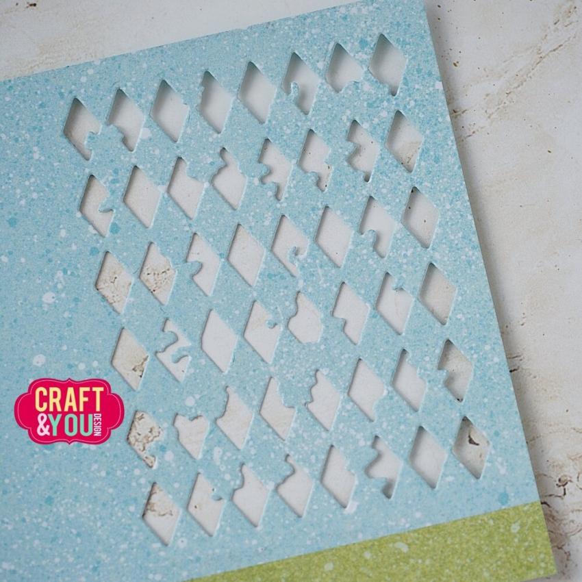 Craft & You Design - Stanzschablone "Rhombus Background" Dies