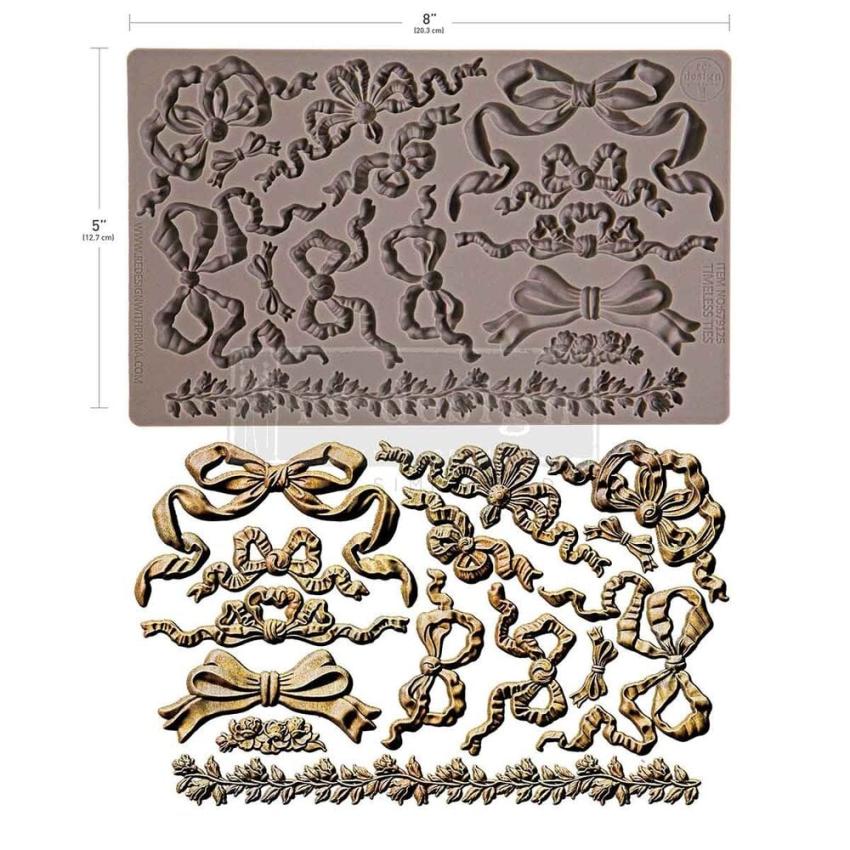 Re-Design with Prima - Gießform "Timeless Ties" Mould 5x8 Inch