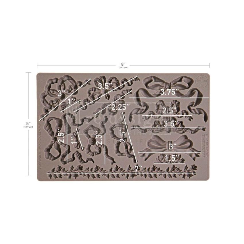 Re-Design with Prima - Gießform "Timeless Ties" Mould 5x8 Inch
